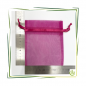 Preview: Organza Beutel Pink (12x15cm)